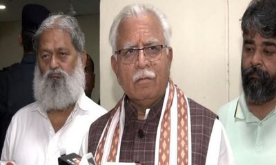 "10 dead...toll may increase": Haryana CM Khattar conducts aerial survey of rain-affected areas