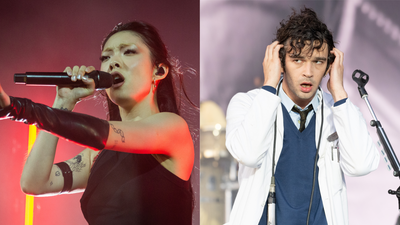 Rina Sawayama appears to call out The 1975's Matty Healy onstage for the second time: "Why don’t you apologise for once in your life without making it about yourself? "