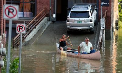 Americans warned not to swim or drive in hazardous flood waters