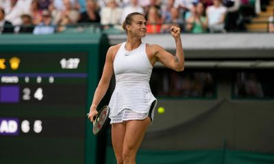 Aryna Sabalenka powers past Madison Keys to set up semi-final with Jabeur