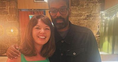 Top Glasgow chef 'absolutely chuffed' as comic Romesh Ranganathan pays a visit