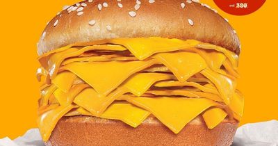 Burger King releases new 'insane' burger with 20 slices of cheese and no meat