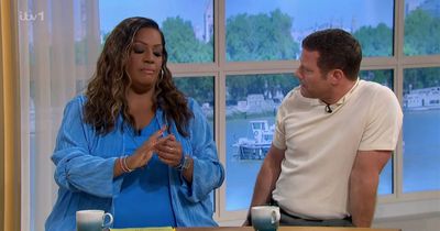 Alison Hammonds stops This Morning and tells Dermot O'Leary 'be careful' as she shares painful injury from day at work