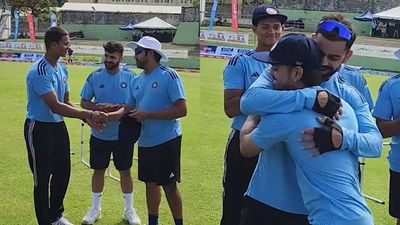 WATCH: Yashasvi Jaiswal, Ishan Kishan receive debut caps from Rohit Sharma and Virat Kohli