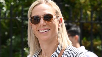 Zara Tindall radiates style in smart shirt dress for Wimbledon, and we're a tiny bit obsessed with her £325 Aspinal box bag