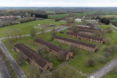 First asylum seekers arrive at Wethersfield Airfield in Essex