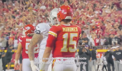 Netflix’s New Mic’d-Up Footage of Patrick Mahomes Cursing Out Raiders is So Good