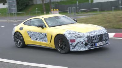 Watch 2024 Mercedes-AMG GT Coupe Testing In Multiple Colors