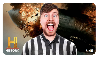 I'm not sure if it's funny or nightmarish but this Chrome extension adds MrBeast's excitedly gaping maw to every single YouTube thumbnail