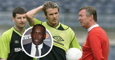 Dwight Yorke explains how Sir Alex Ferguson’s manner changed when his players appeared in the media
