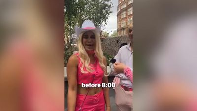 ‘I’m obsessed’: Barbiemania takes over London as Barbie-mad fans queue from 3am for premiere