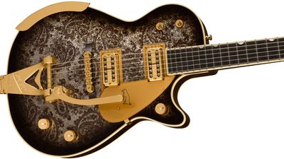 Behold the Paisley Penguin – the limited-edition Gretsch guitar that gets the brand’s full tuxedo and Rolex treatment