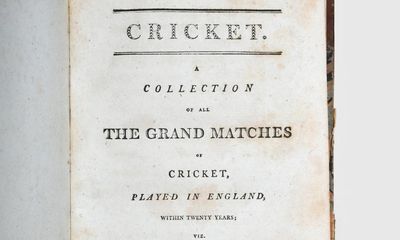 British Library acquires ultra-rare cricket book thanks to anonymous donor