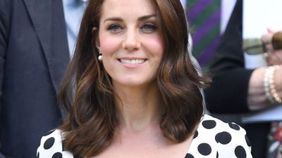 Kate Middleton's Wimbledon dress with oversized polka dots teamed with short hair and bargain heels was the ultimate monochrome look