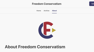 Two Cheers for the "Freedom Conservatism" Statement of Principles