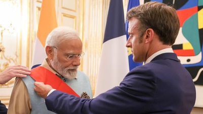 PM Modi conferred with France's highest award Grand Cross of the Legion of Honour