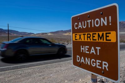 Death Valley visitors drawn to the hottest spot on Earth during ongoing US heat wave