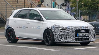 2024 Hyundai i30 N Hot Hatch Spied Hiding Possible Second Facelift