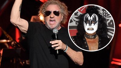 Sammy Hagar recalls exposing his genitals onstage while supporting Kiss in 1977: "I pulled my pants down, shook it at them and then smashed my guitar to bits"
