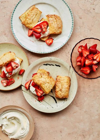 Benjamina Ebuehi’s recipe for strawberry and basil shortcakes