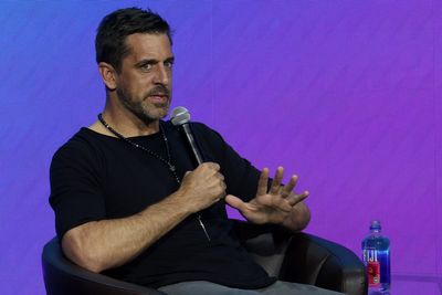 Aaron Rodgers on starring in the Jets’ Hard Knocks: ‘They forced it down our throats, we gotta deal with it’