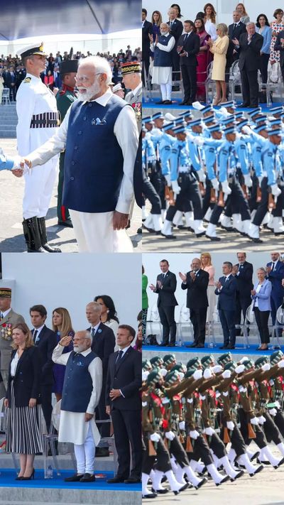 PMModi attends Bastille Day Parade