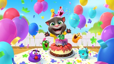 Celebrate 10 years of My Talking Tom and earn exclusive rewards at Tom's in-game birthday party