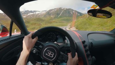 Listen To Bugatti Chiron Whoosh Its Way Up A Mountain In First-Person Video