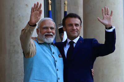 Watch again: Emmanuel Macron and Narendra Modi give joint statement at the Elysee after Bastille Day parade