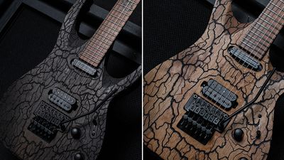 Solar’s Chop Shop aims to create guitars that have “never been seen before” – and its flagship Blitz models were etched with 1000 volts of electricity