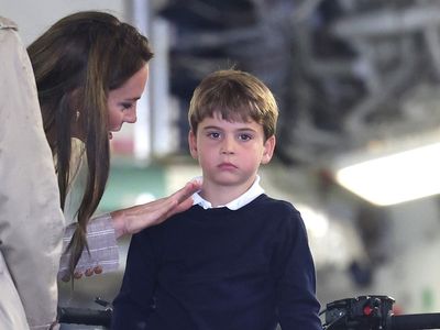 Cockpit treat for royal children as they visit airshow