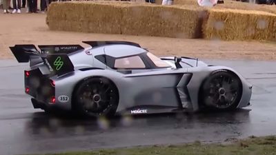 McMurtry Speirling Still Insanely Fast, Even In Wet Goodwood Run