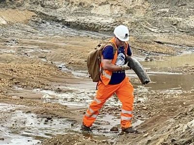 Paleontologist Unearths 450,000-Year-Old Mammoth Tusk In Remarkable Find