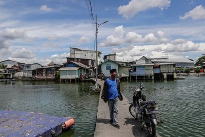 In photos: Rising seas threaten Indonesia’s coastline