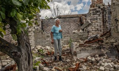 ‘Every morning, I curse Putin’: Ukrainian village’s sole resident defiant amid the ruins