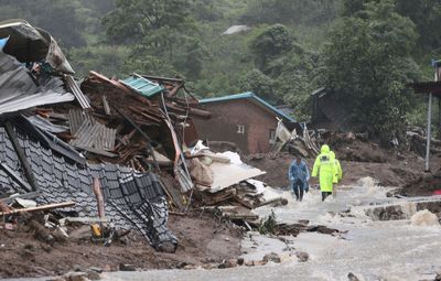 At least 22 dead in Korean storms