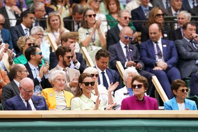 Kate watching Wimbledon ladies’ singles final from Royal Box