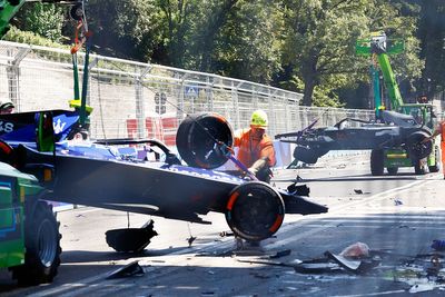 Rome Formula E race red-flagged after Bird crash triggers pile-up