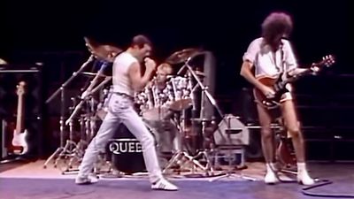 "It's going to be chaotic!": Brian May shares amazing rare footage of Queen rehearsing for Live Aid, and being interviewed ahead of their iconic Wembley Stadium performance