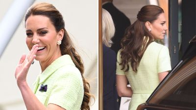 Kate Middleton keeps it practical at Wimbledon as she debuts a new hairstyle for the final - and fans think it's a smart move inspired by the weather