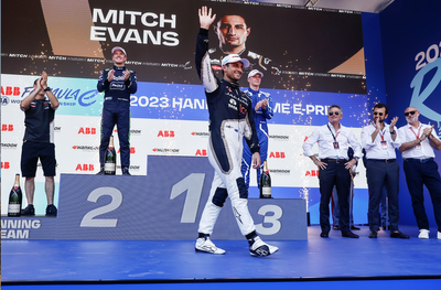 Mitch Evans closes in on Formula E title leaders with victory in Rome