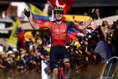 Tour de France: Carlos Rodríguez strikes for win on stage 14 as Vingegaard gains valuable second on Joux Plane