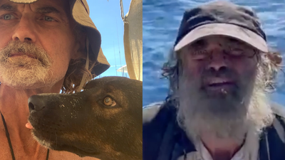 An Aussie Man & His Dog Have Been Rescued After 2 Months Of Being Stranded In The Pacific Ocean