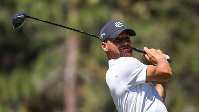 Watch: NBA star Stephen Curry exults after making hole-in-one at celebrity golf event