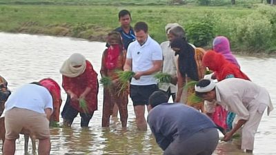 Farmers are India's strength, says Congress leader Rahul Gandhi