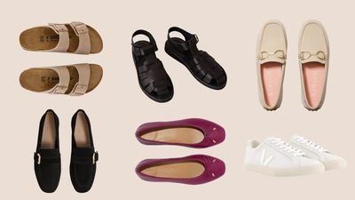 The best flat shoes to wear with dresses – from crimson ballet flats to supple tan suede loafers