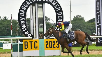 Jamari wins the Betway Bangalore Summer Derby in an emphatic manner