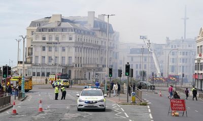 Brighton fire: police extend cordon around Royal Albion hotel