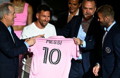 ‘The best player to ever don boots’: Lionel Messi unveiled at Inter Miami