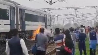 Fire in battery box of Bhopal-Delhi Vande Bharat train; no casualty